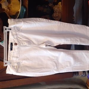 White capri pants size 4P